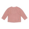 Roze gebreide cardigan - Knitted cardigan vintage pink